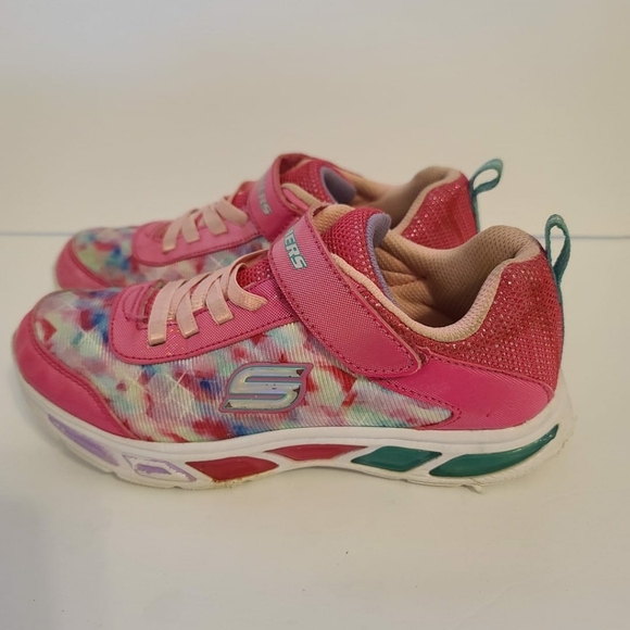 Skechers Kids' Litebeams-Dance Nglow sz 3 - Picture 10 of 11
